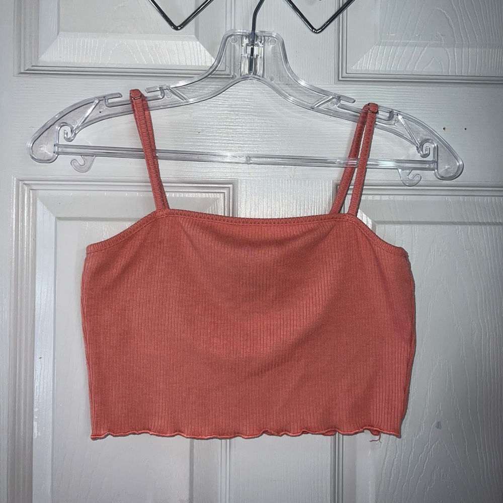 Peach Crop Top